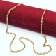 Złoty łańcuszek 585 Ankier waga 10 g 50 cm