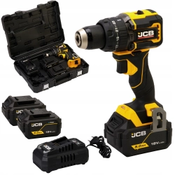 JCB Professional Zestaw Wiertarko-Wkrętarka 75Nm 2x5Ah Ładowarka 18V InterS