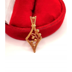 Złota zawieszka Ażurowa PR.583 W:1,10gr InterSKLEP