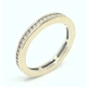 Złota obrączka 750 z diamentami 0,8 ct 4,37g