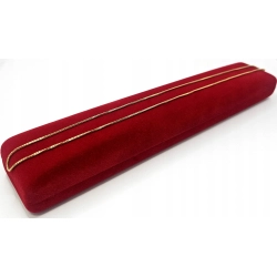 Złoty łańcuszek 585 kostka 2,91g długość 45 cm