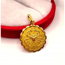 Złota zawieszka znak zodiaku Rak PR.750 W:2,96gr InterSKLEP