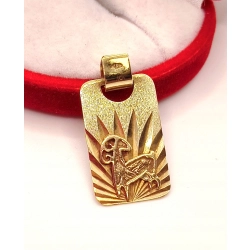 Złota zawieszka znak zodiaku Baran PR.417 W:1,86gr InterSKLEP