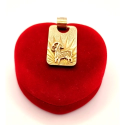 Złota zawieszka znak zodiaku Baran PR.417 W:1,86gr InterSKLEP