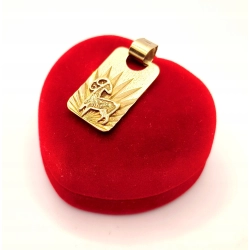 Złota zawieszka znak zodiaku Baran PR.417 W:1,86gr InterSKLEP