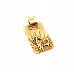 Złota zawieszka znak zodiaku Baran PR.417 W:1,86gr InterSKLEP