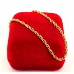 Złota bransoletka kręcona PR.585 W:3,20gr Dł.21,5cm InterSKLEP