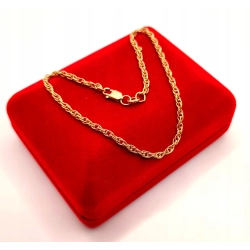 Złota bransoletka kręcona PR.585 W:3,20gr Dł.21,5cm InterSKLEP