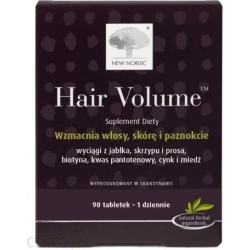 Tabletki New Nordic skrzyp polny na wzrost i objętość włosów 90 szt.