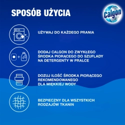 Calgon tabletki odkamieniacz do pralki 30 sztuk