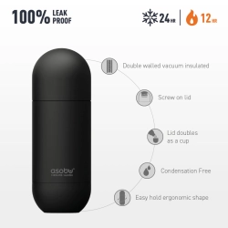 Asobu Orb Bottle Błękitna Butelka termiczna 420ml