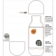 Asobu Orb Bottle Błękitna Butelka termiczna 420ml