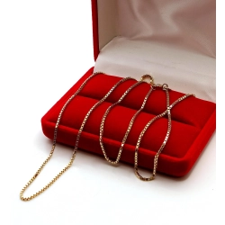 Złoty łańcuszek Kostka Pr.333 W:4,29gr Dł:55,5cm