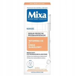 Mixa Lab serum przeciw przebarwieniom Witamina CG + Kwas Glikolowy 30 ml