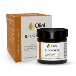 Witamina B Complex OLINI 60 kaps Kompleks witamin zmęczenie stres PMS