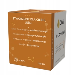 Witamina B Complex OLINI 60 kaps Kompleks witamin zmęczenie stres PMS