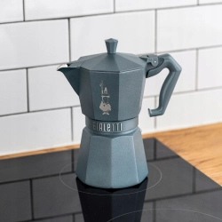 Bialetti - Exclusive - kawiarka Moka Octagonal Induction szara 6tz