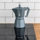 Bialetti - Exclusive - kawiarka Moka Octagonal Induction szara 6tz