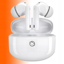 Słuchawki bezprzewodowe bluetooth dokanałowe Manta RYTMO białe MTWS008W
