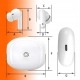 Słuchawki bezprzewodowe bluetooth dokanałowe Manta RYTMO białe MTWS008W