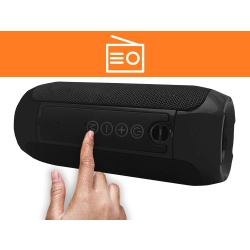 Głośnik przenośny Bluetooth Manta SPK 12GO radio FM AUX USB 10W czarny