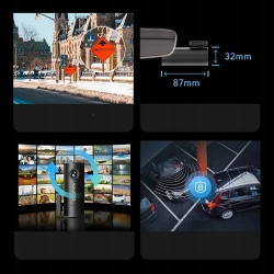 Wideorejestrator Ddpai Mini Pro Full HD 140° Wi-Fi czujnik wstrząsów