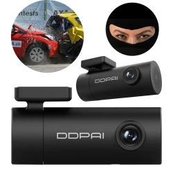 Wideorejestrator Ddpai Mini Pro Full HD 140° Wi-Fi czujnik wstrząsów