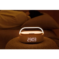 Radio kuchenne radiobudzik Bluetooth ładowarka bezprzewodowa lampka nocna