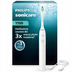 Philips Sonicare 1100 szczoteczka soniczna biała HX3901/01