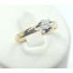 Złoty pierścionek diament 0.14 ct 585 1,62g
