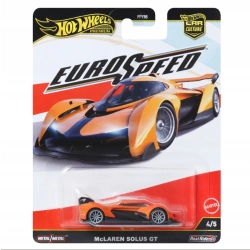 Model samochodu kolekcjonerskiego Hot Wheels Euro Speed 1:64 pomarańczowy