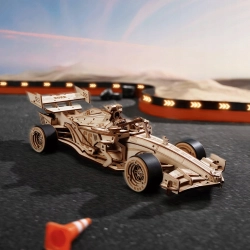 Robotime Drewniane Puzzle 3D - Samochód Wyścigowy 3D