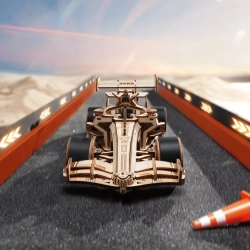 Robotime Drewniane Puzzle 3D - Samochód Wyścigowy 3D