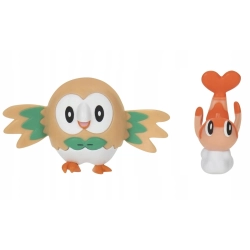 POKEMON zestaw 2-pack figurki bitewne Rowlet Tatsugiri figurka oryginalne