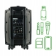 Kolumna Ibiza PORT8VHF-BT 400 W czarny