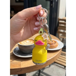Butelka termiczna dziecięca Asobu Bestie Mini - ducky