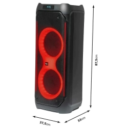 ibiza SOUND Columba 1200 Aktywny bezprzewodowy głośnik Bluetooth 1200 W