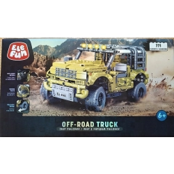 ELEFUN DUŻE KLOCKI Jeep OFF ROAD TRUCK 771 elementów napęd Pullback