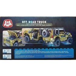 ELEFUN DUŻE KLOCKI Jeep OFF ROAD TRUCK 771 elementów napęd Pullback