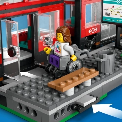 LEGO City 60423 Tramwaj miejski ze stacją UWAGA OPIS