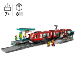 LEGO City 60423 Tramwaj miejski ze stacją UWAGA OPIS