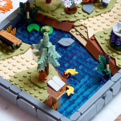Klocki LEGO Jesienny ogród z chatką 11372 1102 elementy UWAGA OPIS