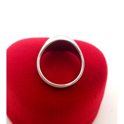 Srebrny sygnet W.KRUK diamenciki Kinga Rusin kol. Vis Pr.925 W:6,66gr R.15