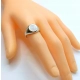 Srebrny sygnet W.KRUK diamenciki Kinga Rusin kol. Vis Pr.925 W:6,66gr R.15