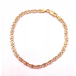 Złota bransoletka Gucci PR.585 W:4,58gr Dł.21,5cm InterSKLEP