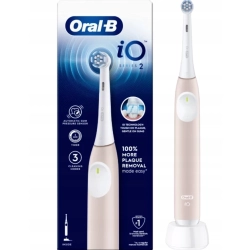 Szczoteczka elektryczna Oral-B iO 2 różowa obrotowo-pulsacyjna z czujnikiem
