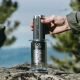 Aeropress młynek ręczny żarnowy do mielenia kawy szary UWAGA OPIS