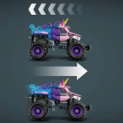LEGO Technic 42220 Monster Jam Sparkle Smash z napędem typu pull-back
