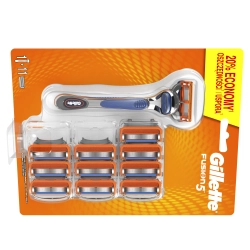 Gillette Fusion5 Maszynka do golenia dla mężczyzn 11 wkładów zapasowych