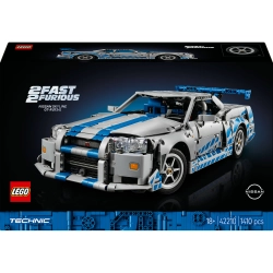 LEGO Technic 42210 2 Szybcy i wściekli Samochód Nissan Skyline GT-R (R34)